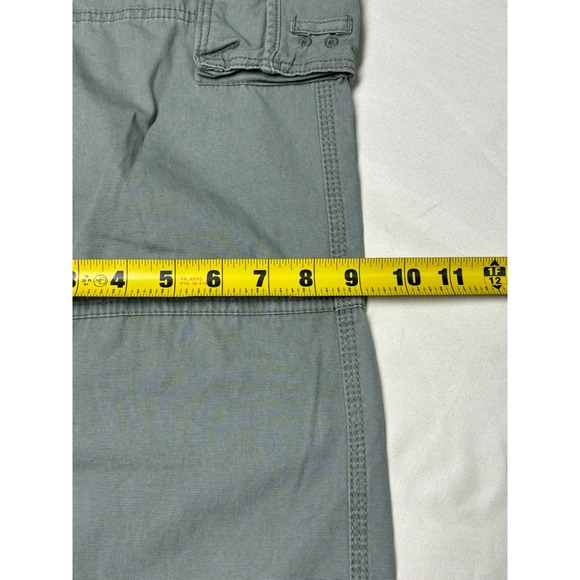 Billabong Womens Cargo Pants Size 28 Green 100 Cotton Utility Pockets - Picture 13 of 14